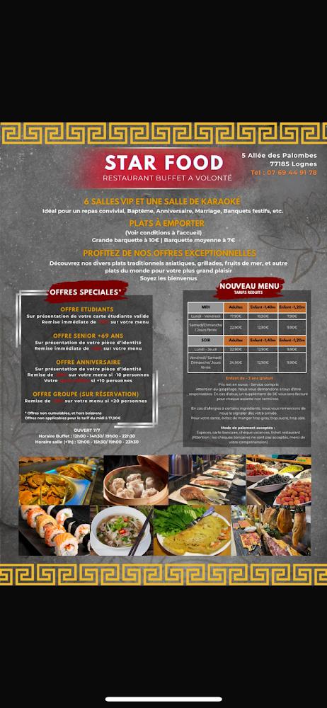 Star Food - Menu Image 1