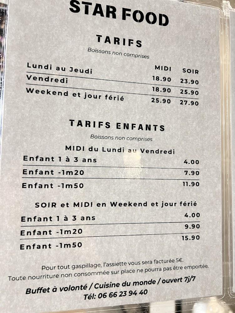 Star Food - Menu Image 2